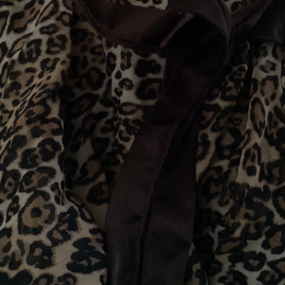 Kiwi Leopard print sari top tie back size M - Picture 7 of 8